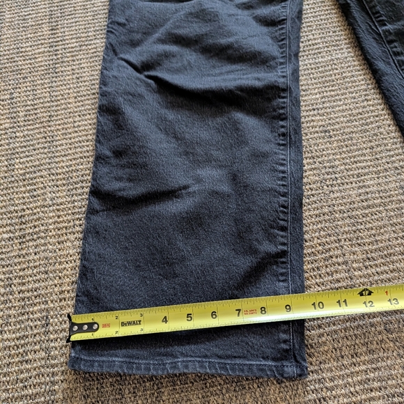 Madewell The Perfect Vintage Wide Leg Jean Women's 32 Black Jeans Denim Cotton - Picture 6 of 9